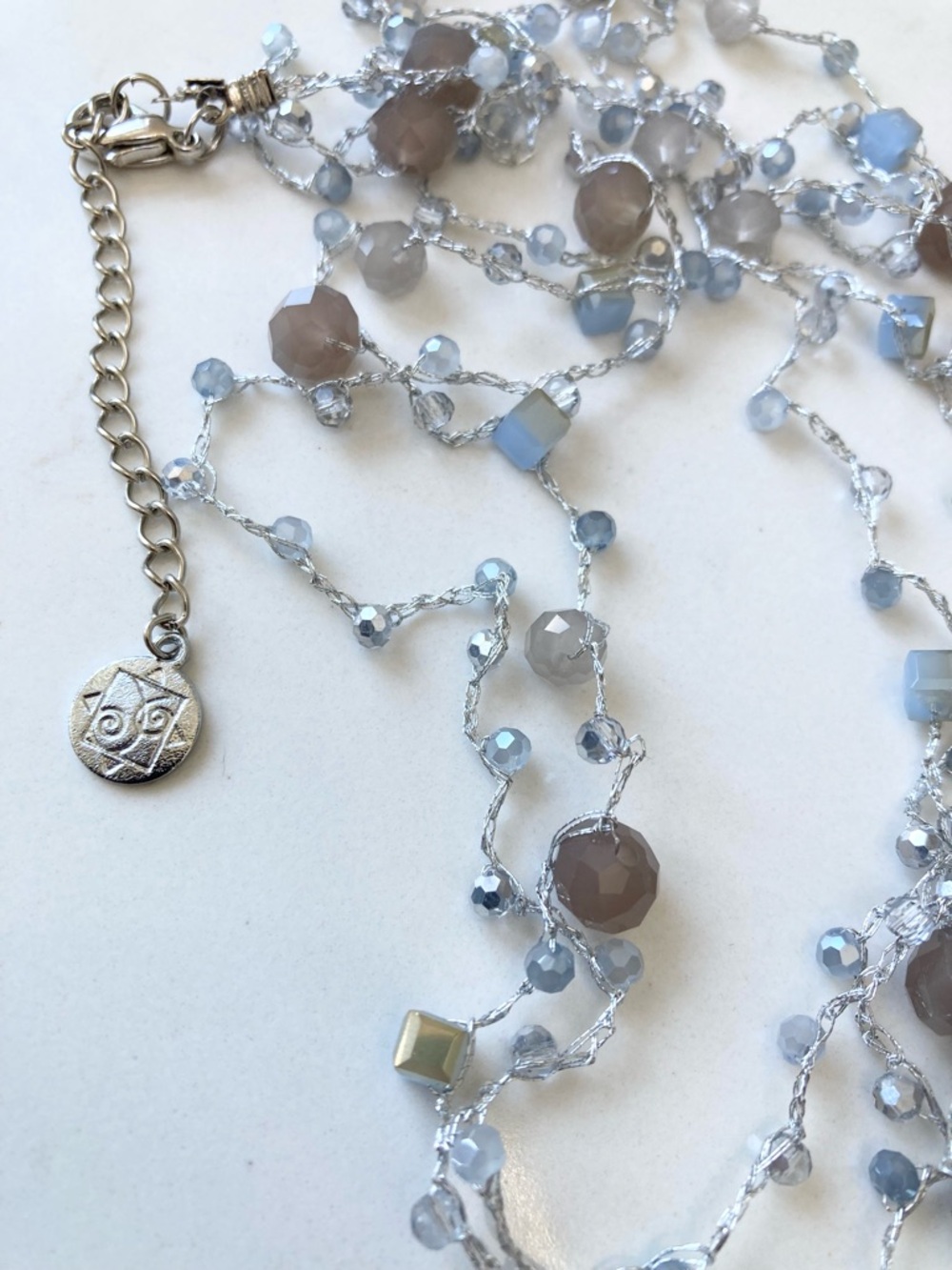 Boho Chic Double-Strand Beaded Necklace - Picture 4 of 5